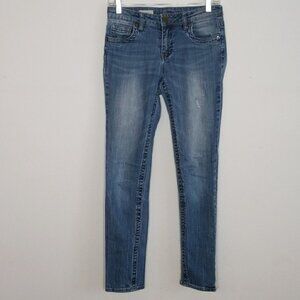 Kut from the Kloth Stevie Straight Leg Distressed Jeans